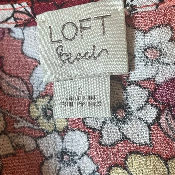 Loft Beach Floral Sleeveless Dress - Picture 2 of 4